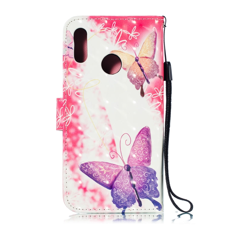 3D Pattern Colored Drawing Horizontal Flip Leather Case for Huawei P Smart+ (2019) & P Smart (2019) & Enjoy 9S , with Holder & Card Slots & Wallet & Lanyard