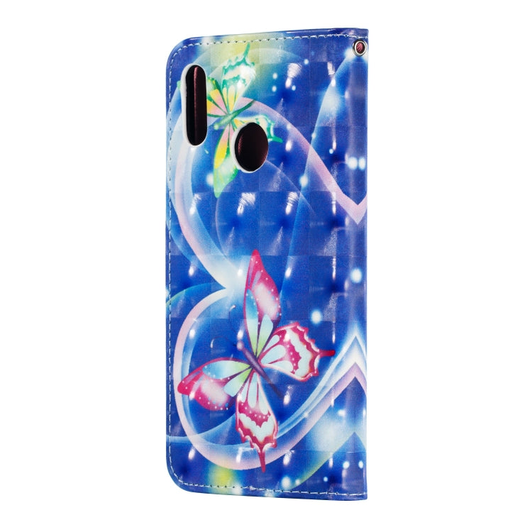 3D Pattern Colored Drawing Horizontal Flip Leather Case for Huawei P Smart+ (2019) & P Smart (2019) & Enjoy 9S , with Holder & Card Slots & Wallet & Lanyard