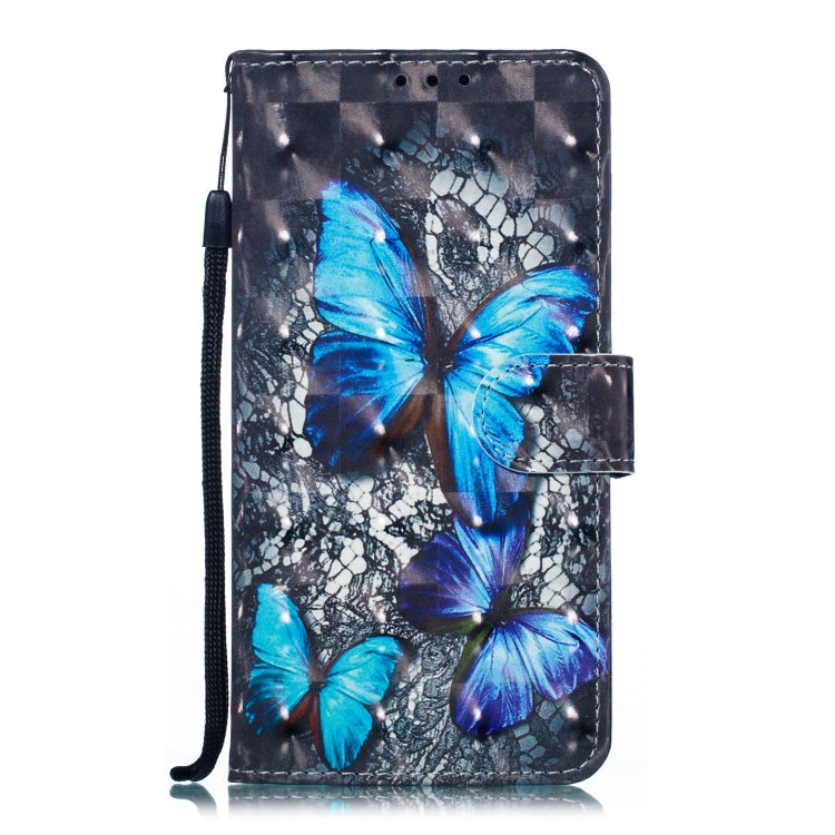 3D Pattern Colored Drawing Horizontal Flip Leather Case for Huawei Y5 (2019)  & Glory 8S , with Holder & Card Slots & Wallet & Lanyard