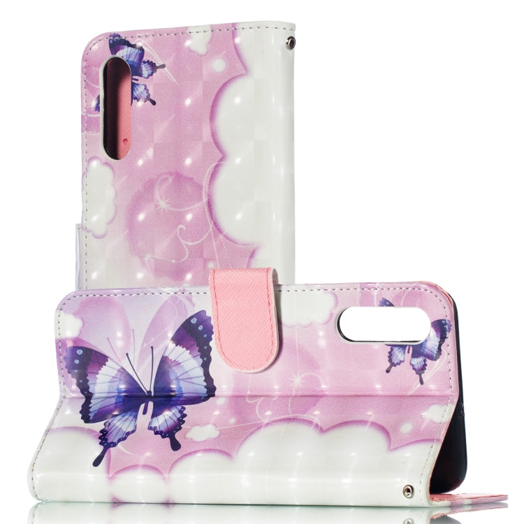 3D Pattern Colored Drawing Horizontal Flip Leather Case for Huawei Y5 (2019)  & Glory 8S , with Holder & Card Slots & Wallet & Lanyard