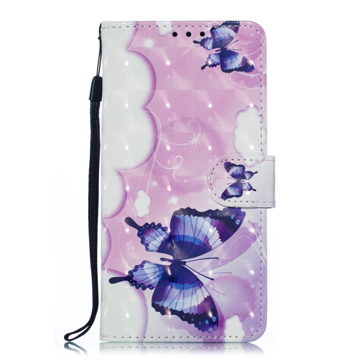 3D Pattern Colored Drawing Horizontal Flip Leather Case for Huawei Y5 (2019)  & Glory 8S , with Holder & Card Slots & Wallet & Lanyard