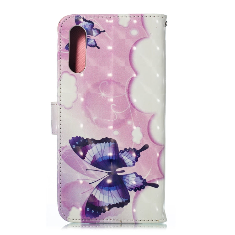 3D Pattern Colored Drawing Horizontal Flip Leather Case for Huawei Y5 (2019)  & Glory 8S , with Holder & Card Slots & Wallet & Lanyard