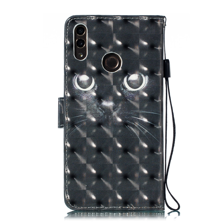 3D Pattern Colored Drawing Horizontal Flip Leather Case for Huawei Enjoy 9 & Y7 (2019) & Y7 Prime (2019)  & Y7 Pro (2019), with Holder & Card Slots & Wallet & Lanyard