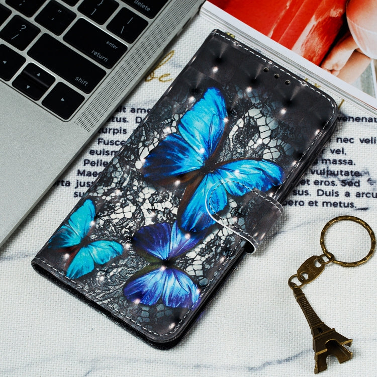 3D Pattern Colored Drawing Horizontal Flip Leather Case for Huawei Enjoy 9 & Y7 (2019) & Y7 Prime (2019)  & Y7 Pro (2019), with Holder & Card Slots & Wallet & Lanyard