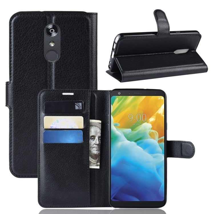Litchi Texture Horizontal Flip Leather Case for LG Stylo 5, with Holder & Card Slots & Wallet