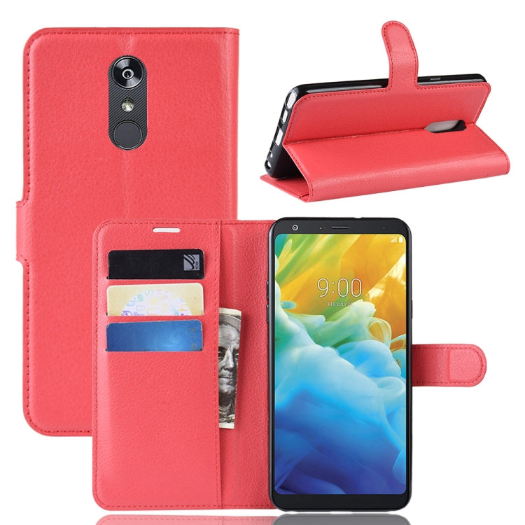 Litchi Texture Horizontal Flip Leather Case for LG Stylo 5, with Holder & Card Slots & Wallet