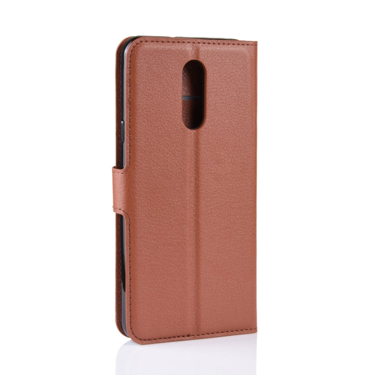 Litchi Texture Horizontal Flip Leather Case for LG Stylo 5, with Holder & Card Slots & Wallet