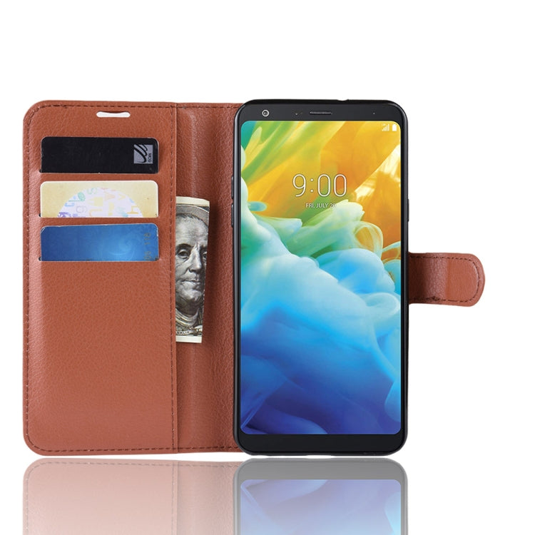 Litchi Texture Horizontal Flip Leather Case for LG Stylo 5, with Holder & Card Slots & Wallet