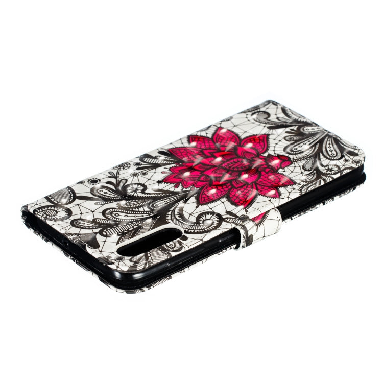 3D Pattern Colored Drawing Horizontal Flip Leather Case for Huawei Y6 Pro (2019) , with Holder & Card Slots & Wallet & Lanyard