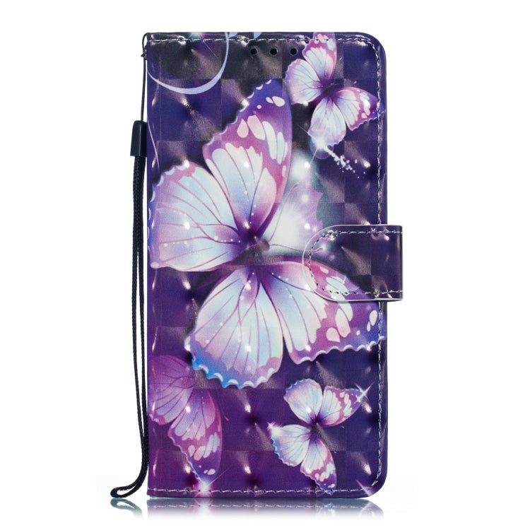 3D Pattern Colored Drawing Horizontal Flip Leather Case for Huawei Y6 Pro (2019) , with Holder & Card Slots & Wallet & Lanyard