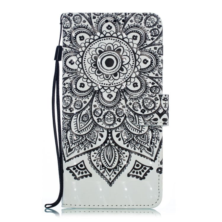 3D Pattern Colored Drawing Horizontal Flip Leather Case for Huawei Y6 Pro (2019) , with Holder & Card Slots & Wallet & Lanyard