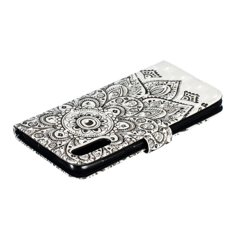 3D Pattern Colored Drawing Horizontal Flip Leather Case for Huawei Y6 Pro (2019) , with Holder & Card Slots & Wallet & Lanyard