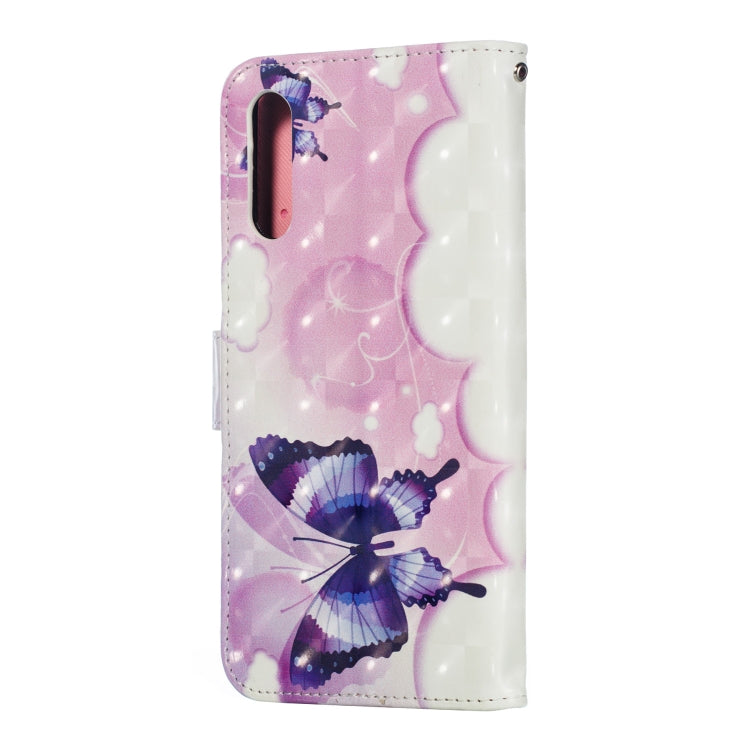 3D Pattern Colored Drawing Horizontal Flip Leather Case for Huawei Y6 Pro (2019) , with Holder & Card Slots & Wallet & Lanyard