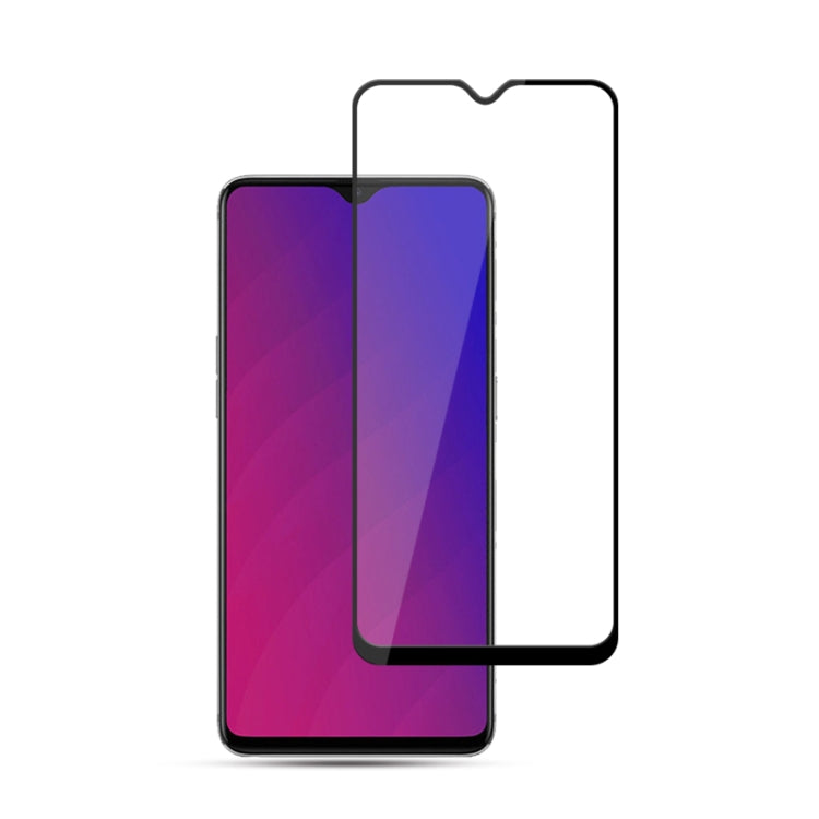 10 PCS mocolo 0.33mm 9H 2.5D Silk Print Tempered Glass Film for OPPO R17 / F9 / R17 Pro