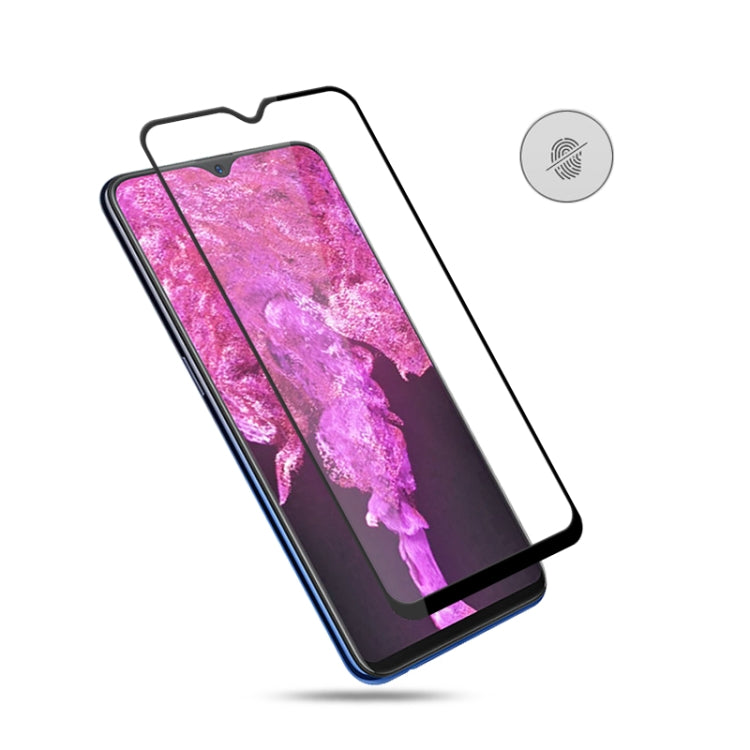 10 PCS mocolo 0.33mm 9H 2.5D Silk Print Tempered Glass Film for OPPO R17 / F9 / R17 Pro