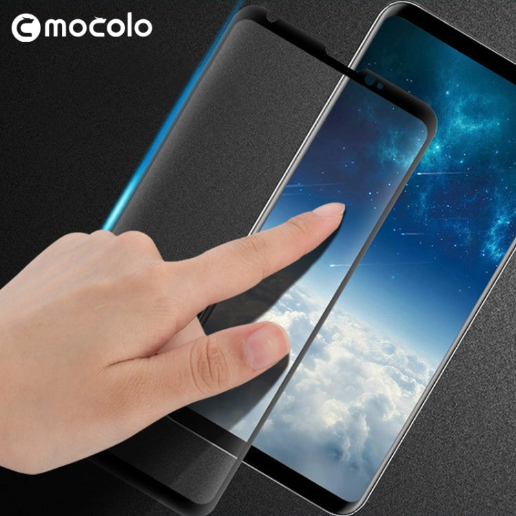 mocolo 0.33mm 9H 3D Curved Full Screen Tempered Glass Film for LG V30 (Black)