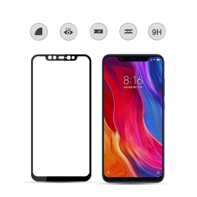 mocolo 0.33mm 9H 3D Full Glue Curved Full Screen Tempered Glass Film for Xiaomi Mi 8