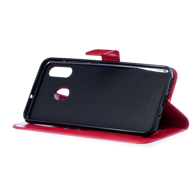 Crazy Horse Texture Horizontal Flip Leather Case with Holder & Card Slots & Wallet & Photo Frame for Galaxy A30