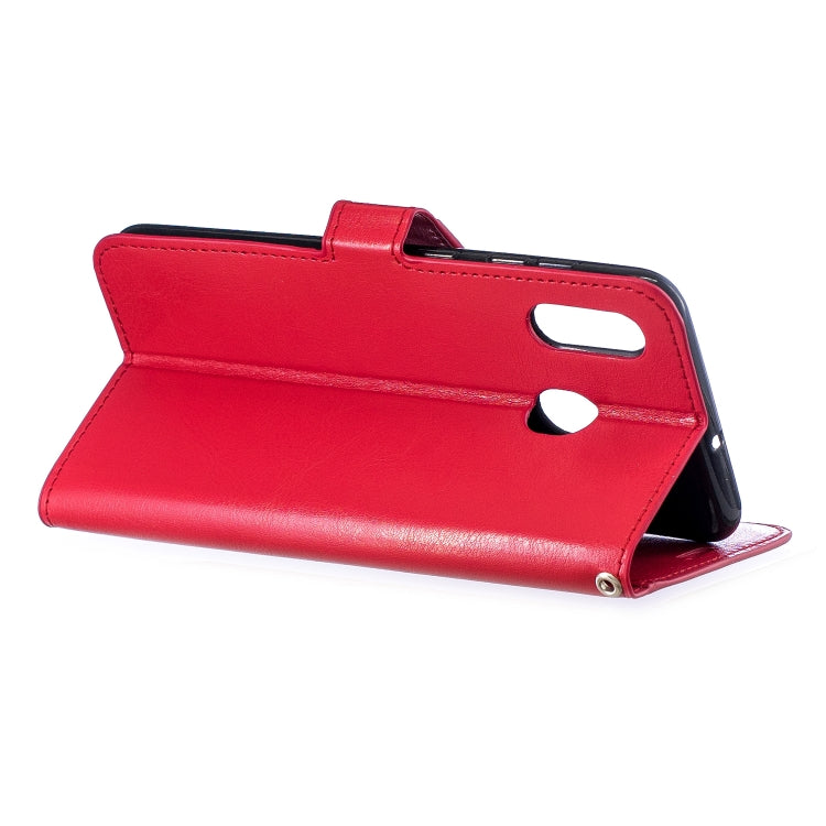 Crazy Horse Texture Horizontal Flip Leather Case with Holder & Card Slots & Wallet & Photo Frame for Galaxy A30