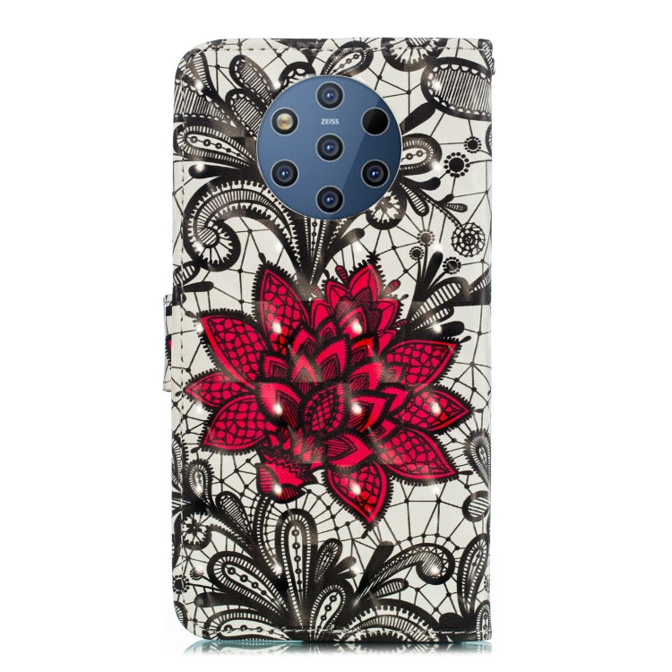 3D Pattern Colored Drawing Horizontal Flip Leather Case for Nokia 9 PureView  , with Holder & Card Slots & Wallet & Lanyard