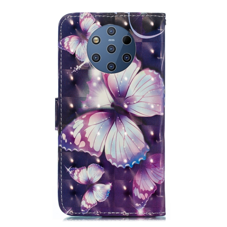 3D Pattern Colored Drawing Horizontal Flip Leather Case for Nokia 9 PureView  , with Holder & Card Slots & Wallet & Lanyard