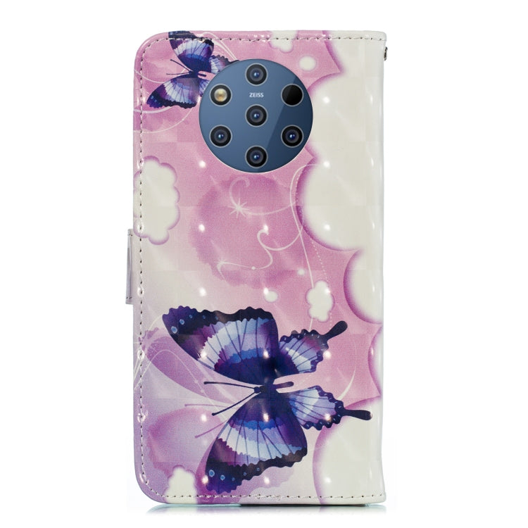 3D Pattern Colored Drawing Horizontal Flip Leather Case for Nokia 9 PureView  , with Holder & Card Slots & Wallet & Lanyard