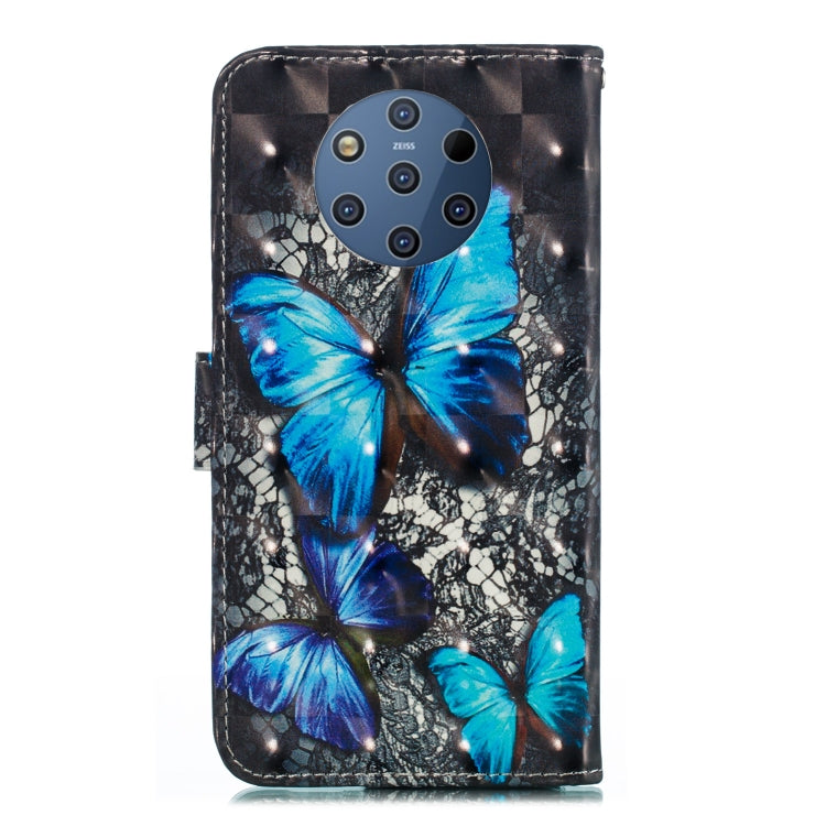 3D Pattern Colored Drawing Horizontal Flip Leather Case for Nokia 9 PureView  , with Holder & Card Slots & Wallet & Lanyard