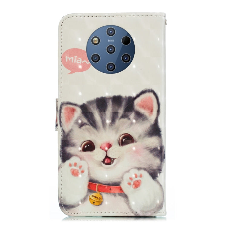 3D Pattern Colored Drawing Horizontal Flip Leather Case for Nokia 9 PureView  , with Holder & Card Slots & Wallet & Lanyard