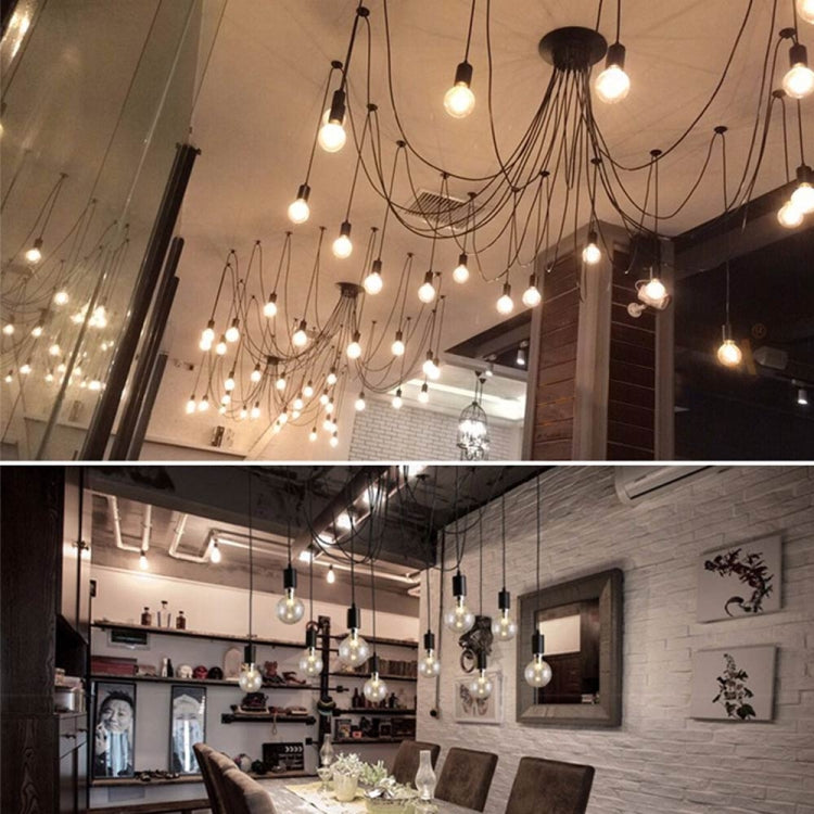 YouOKLight AC85~265V E26/E27 Retro Style 8-Head Spider Pendant Hanging Lamp for Bar Living Room Home Lightingï¼ˆNo Bulbï¼‰
