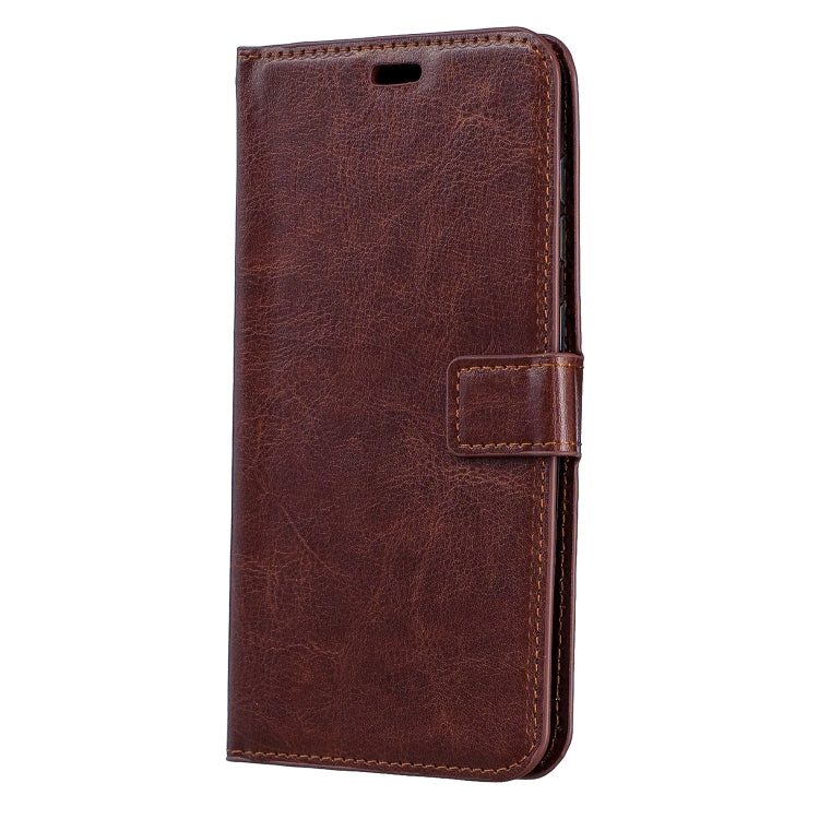 Crazy Horse Texture Horizontal Flip Leather Case with Holder & Card Slots & Wallet & Photo Frame for Galaxy A50