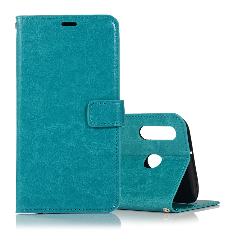 Crazy Horse Texture Horizontal Flip Leather Case with Holder & Card Slots & Wallet & Photo Frame for Galaxy A50