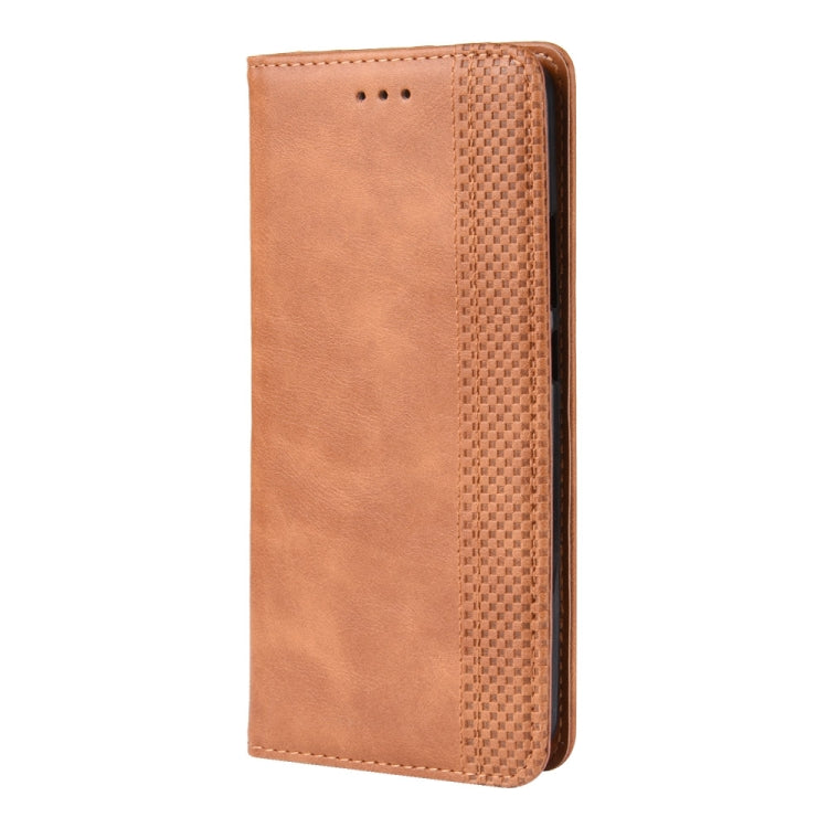 Magnetic Buckle Retro Crazy Horse Texture Horizontal Flip Leather Case for Nokia 9 PureView, with Holder & Card Slots & Photo Frame