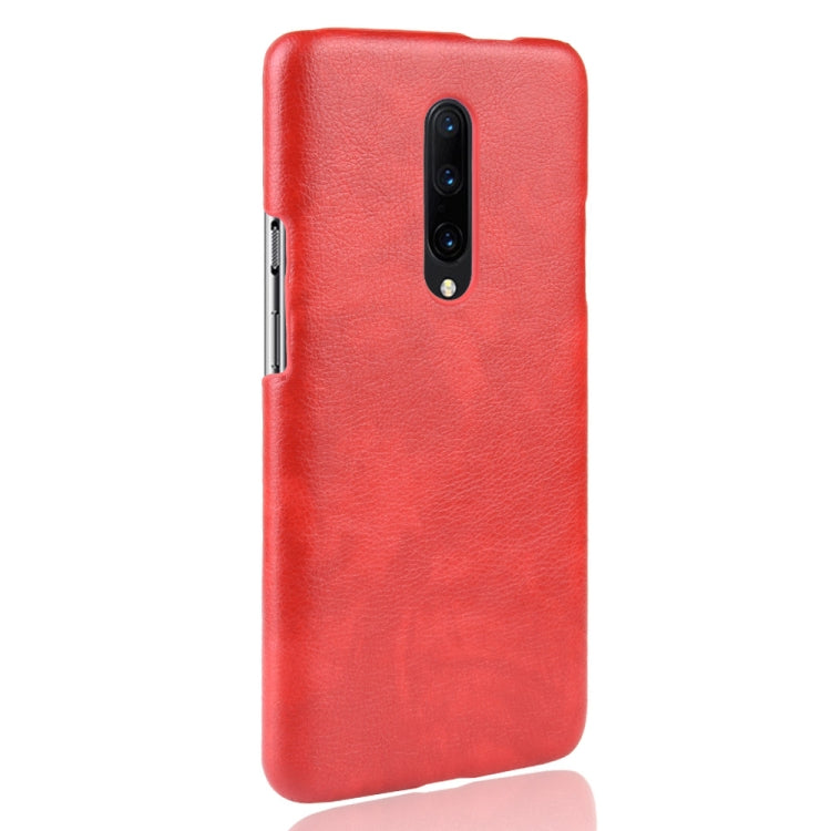 Shockproof Litchi Texture PC + PU Case for OnePlus 7 Pro