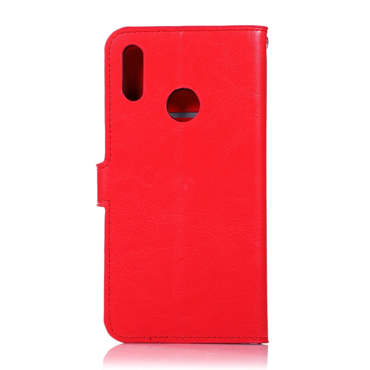 Crazy Horse Texture Horizontal Flip Leather Case with Holder & Card Slots & Wallet & Photo Frame for Huawei Y7 2019