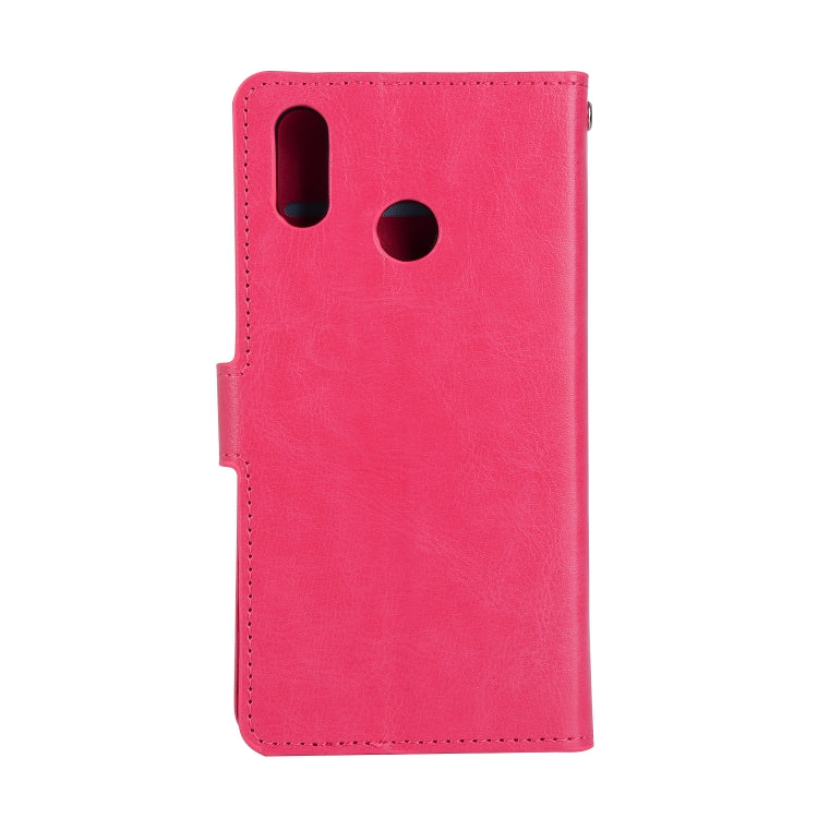 Crazy Horse Texture Horizontal Flip Leather Case with Holder & Card Slots & Wallet & Photo Frame for Huawei P20 Lite