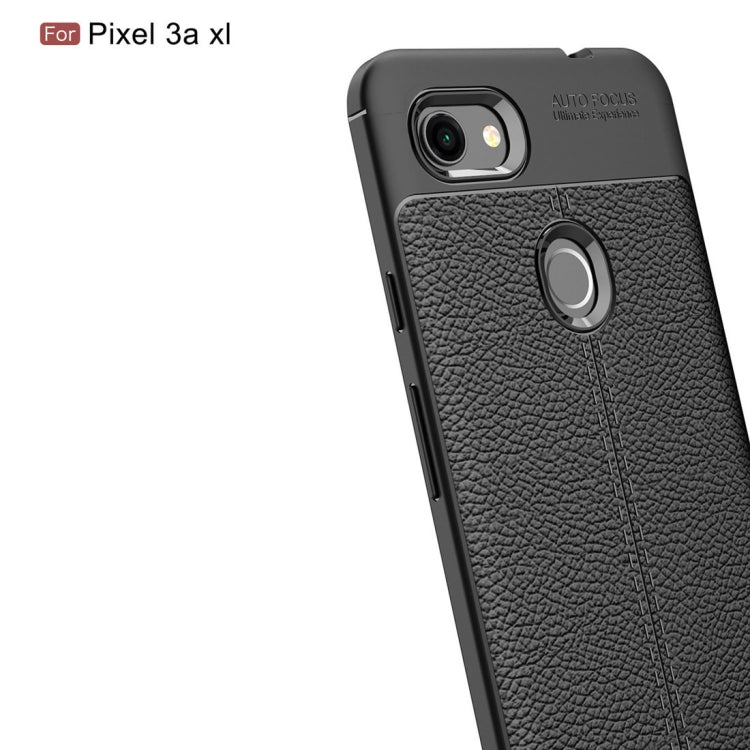 Litchi Texture TPU Shockproof Case for Google Pixel 3a XL