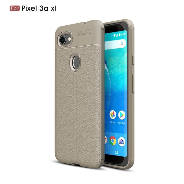 Litchi Texture TPU Shockproof Case for Google Pixel 3a XL