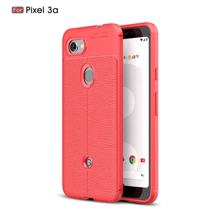 Litchi Texture TPU Shockproof Case for Google Pixel 3a