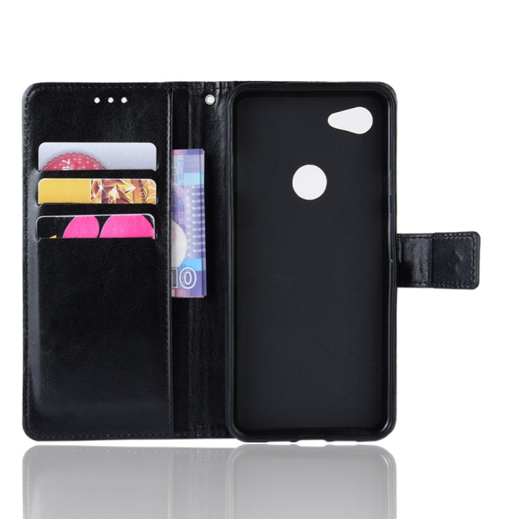 Retro Crazy Horse Texture Horizontal Flip Leather Case for Google Pixel 3a XL  , with Holder & Card Slots & Photo Frame