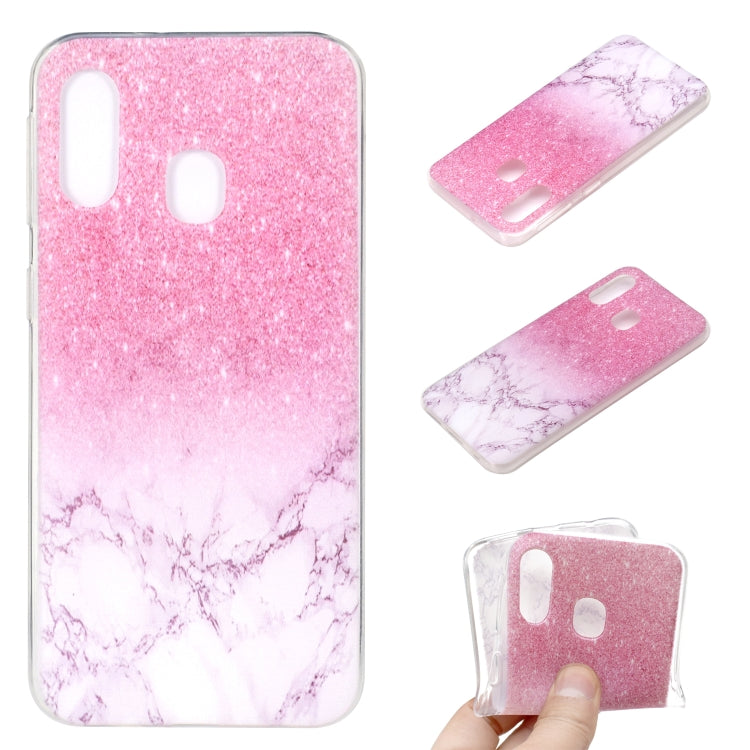 Fashion Pattern TPU Shockproof Protective Case for Galaxy A40