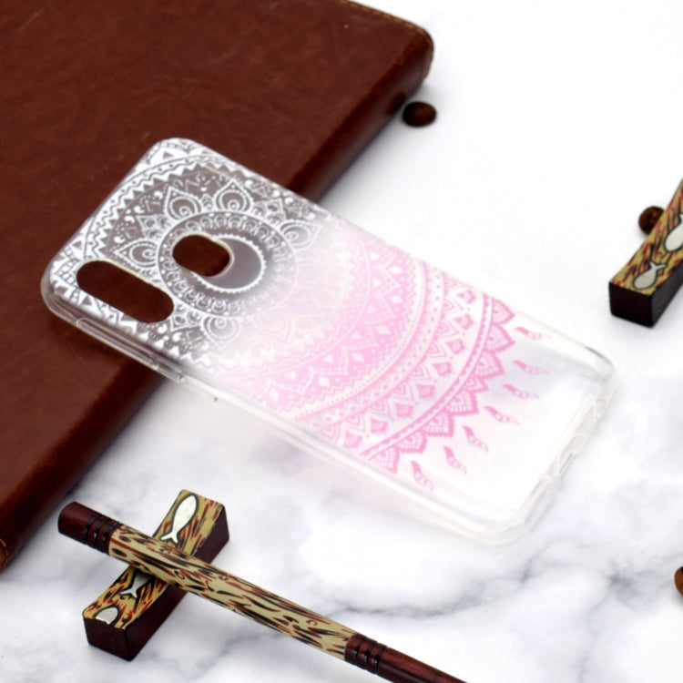 Fashion Pattern TPU Shockproof Protective Case for Galaxy A40