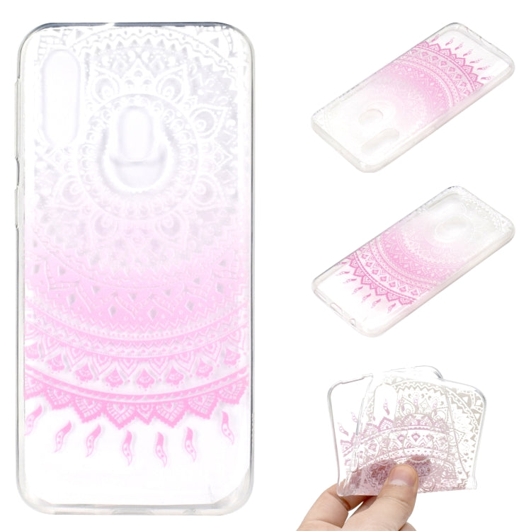 Fashion Pattern TPU Shockproof Protective Case for Galaxy A40