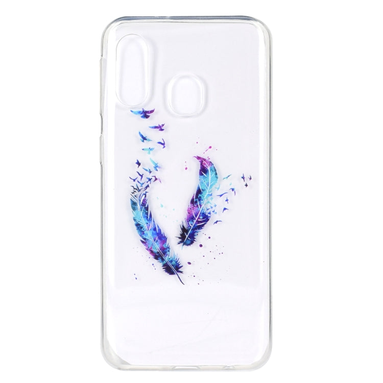 Fashion Pattern TPU Shockproof Protective Case for Galaxy A40