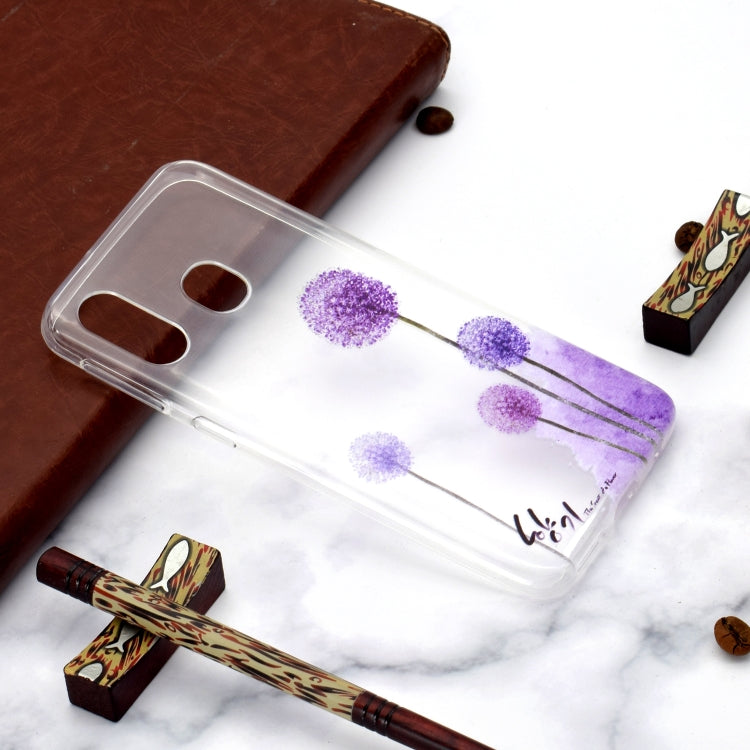 Fashion Pattern TPU Shockproof Protective Case for Galaxy A40