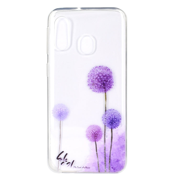 Fashion Pattern TPU Shockproof Protective Case for Galaxy A40