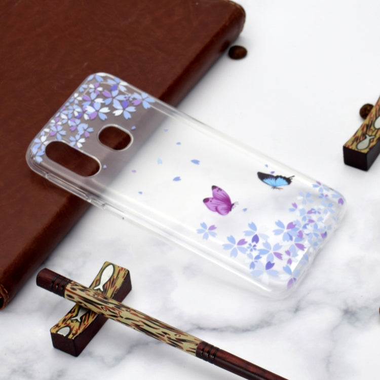 Fashion Pattern TPU Shockproof Protective Case for Galaxy A40