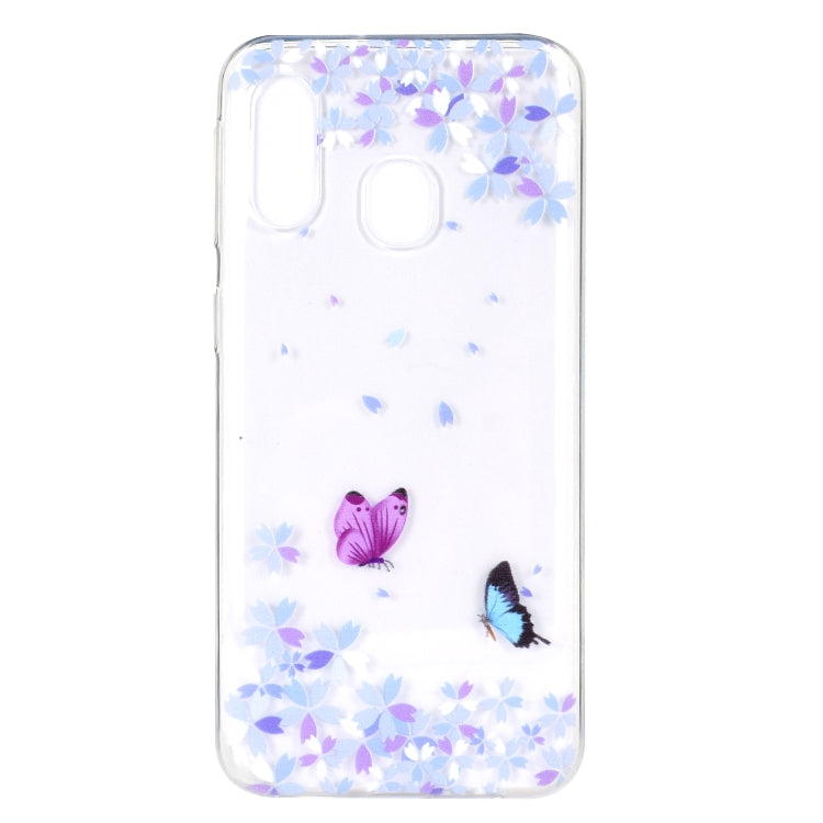 Fashion Pattern TPU Shockproof Protective Case for Galaxy A40