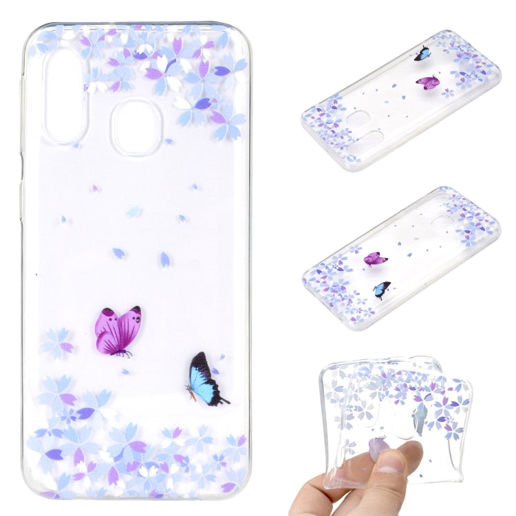 Fashion Pattern TPU Shockproof Protective Case for Galaxy A40