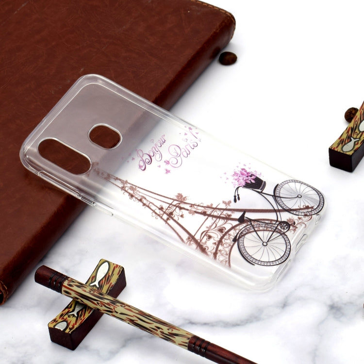 Fashion Pattern TPU Shockproof Protective Case for Galaxy A40
