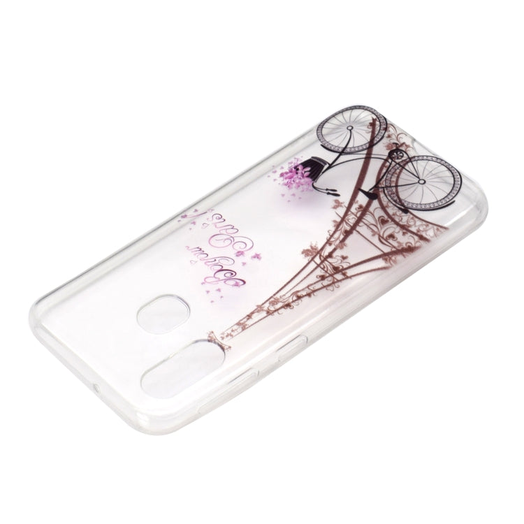 Fashion Pattern TPU Shockproof Protective Case for Galaxy A40